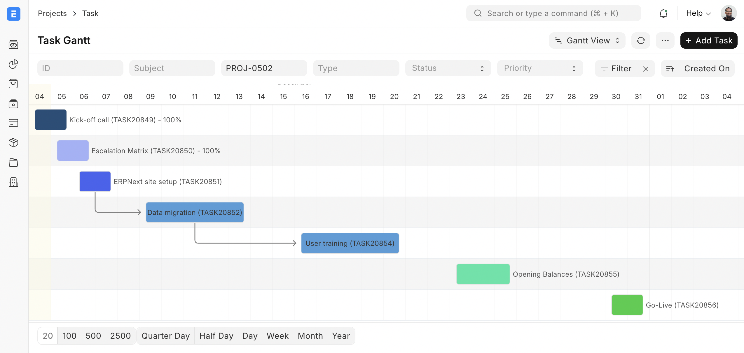 Tasks